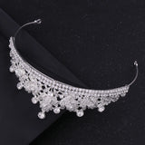 Gold/Silver Metal Tiaras and Crowns for Women Bride Wedding Hair Accessories