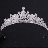 Gold/Silver Metal Tiaras and Crowns for Women Bride Wedding Hair Accessories