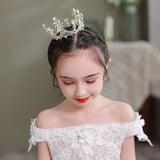 Silver Rhinestone Princess Crowns For Girls Kids