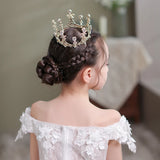 Silver Rhinestone Princess Crowns For Girls Kids