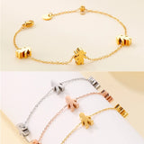 Silver Girls Boys Charm Bracelet Adjustable Chains Mama Bracelet For Women Kids