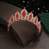 Silver Tiara Crown Wedding Bride Party Comb Head Ornament