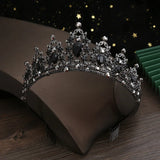 Silver Tiara Crown Wedding Bride Party Comb Head Ornament