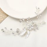 Silver Women Hairgrips Hair Clips Pearl Rhinestone Wedding Hair Accessories