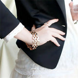 Silver Zinc Alloy Hollow Out Punk Bracelet And Bangles Jewelry Men And Women
