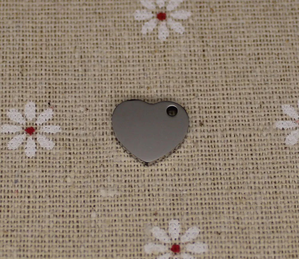 Silver Heart Charm for Bracelets and Necklaces