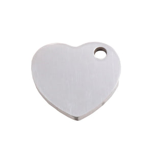 Silver Heart Charm for Bracelets and Necklaces