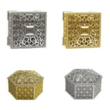 Silver Foil Plastic Hollow Candy Box Gift Treat Box Packaging Wedding Party