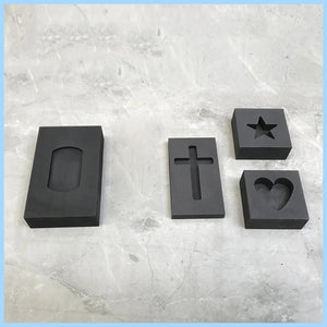 Silver Ingot Mold Crucible Mold Melting Silver Jewelry
