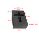 Silver Ingot Mold Heart Star Cross Graphite Crucible for Melting Metal