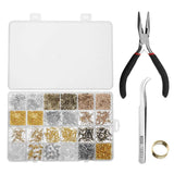 Silver Mixed Repair Metal Tools DIY Craft Supplies Set Jewelry Making