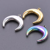 Moon Pendant Charms for Jewelry Necklace DIY 5PCS/Lot