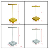 Silver Stainless Steel T-Shaped Earring Display Stand