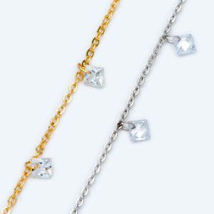 Crystal Beaded Chains, Brass Chain for DIY Jewelry Making