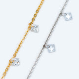 Crystal Beaded Chains, Brass Chain for DIY Jewelry Making