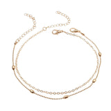 Stainless Steel Anklet Bracelet Beach Jewelry Foot Bracelet Women Cuban Leg Link