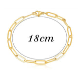 Stainless Steel Padlock Chain Toggle Bracelet for Women