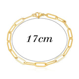 Stainless Steel Padlock Chain Toggle Bracelet for Women