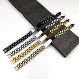 Custom Stainless Steel Men's ID Bracelet Engraving Laser Name Date Gift