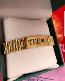 Custom Stainless Steel Men's ID Bracelet Engraving Laser Name Date Gift