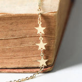 Star Beaded Chain 6.6mm Plated Brass Star Link Chain