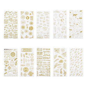 Decorative Stickers for Silicone Resin Molds