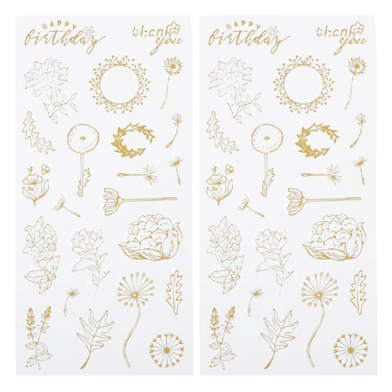 Decorative Stickers for Silicone Resin Molds