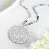 Islamic Calligraphy Quran Necklace Personalized Stainless Steel Pendant