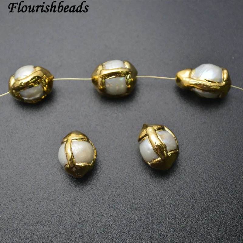 Natural Freshwater Potato Pearl Spacer Beads DIY Jewelry Making