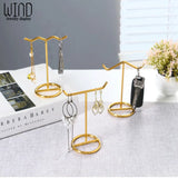 T-shaped Jewelry Stand Table Earring Storage Stand
