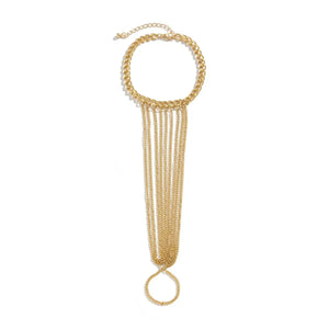 Tassel Chain Beach Anklet Women Foot Jewelry Vintage Ethnic