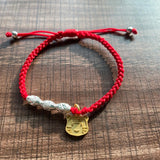 Tiger Charm Bracelets 925 Sterling Silver Animal Pendant Bracelet