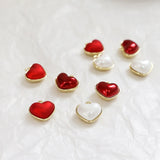 Heart Charms DIY Jewelry Findings Earring Necklace Pendants