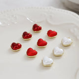 Heart Charms DIY Jewelry Findings Earring Necklace Pendants