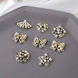 Crystal Rhinestone Pearl Alloy Charms 20pcs Earring Pendants