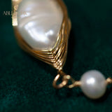 Baroque Freshwater Pearl Bracelet Women Charms Vintage