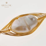 Baroque Freshwater Pearl Bracelet Women Charms Vintage
