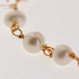 Baroque Freshwater Pearl Bracelet Women Charms Vintage