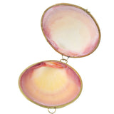 Vintage Nautical Shell Earring Trinket Box Holder Table Centerpiece Showcase