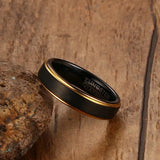 Tungsten Carbide Wedding Rings Plated Band 5mm Couple Ring Set