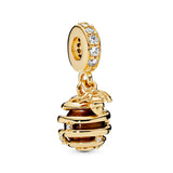 Wheat Lion King Forbidden City Lamp Charms Fit Women Bracelet Bangles