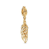 Wheat Lion King Forbidden City Lamp Charms Fit Women Bracelet Bangles