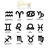 Zodiac Bracelet with Birthstone, Personalized Astrology Jewelry