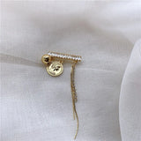 Queen Head Tassel Brooch Costume Collar Pin Sweater Accessories