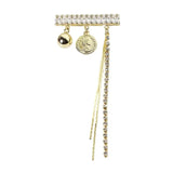 Queen Head Tassel Brooch Costume Collar Pin Sweater Accessories