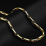 M925 Silver 9MM 20" Men's Square Necklace Chain