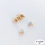 Gold Burger Magnetic Buckle Bracelet Necklace DIY Jewelry Accessory