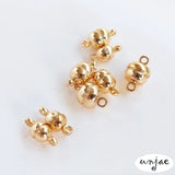 Gold Burger Magnetic Buckle Bracelet Necklace DIY Jewelry Accessory