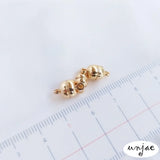 Gold Burger Magnetic Buckle Bracelet Necklace DIY Jewelry Accessory