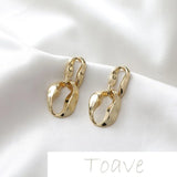 Gold Chain Stud Earrings DIY Material Accessories